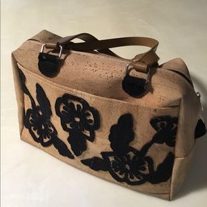 Cork purse from Portugal - embellished